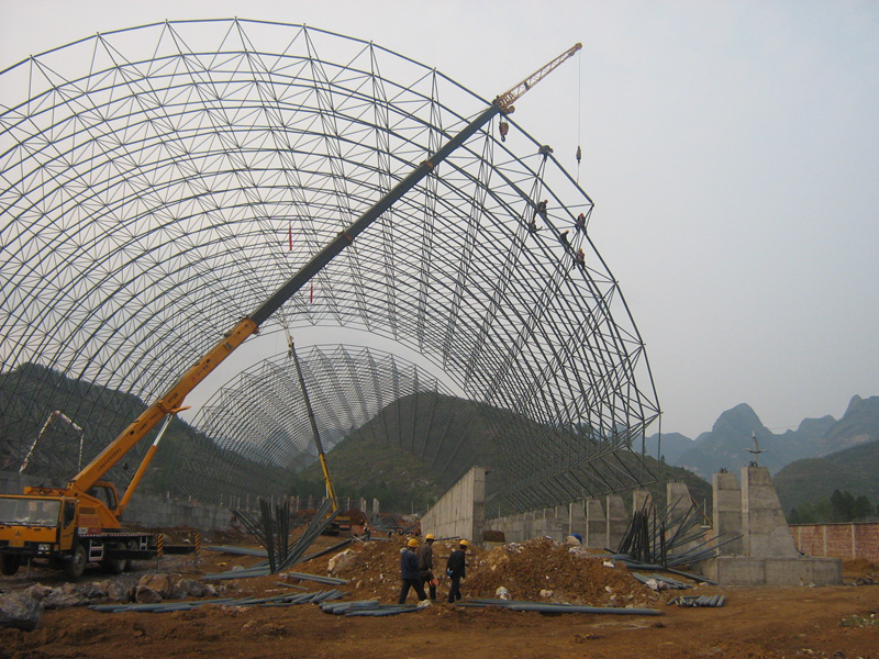 万源电厂网架煤棚